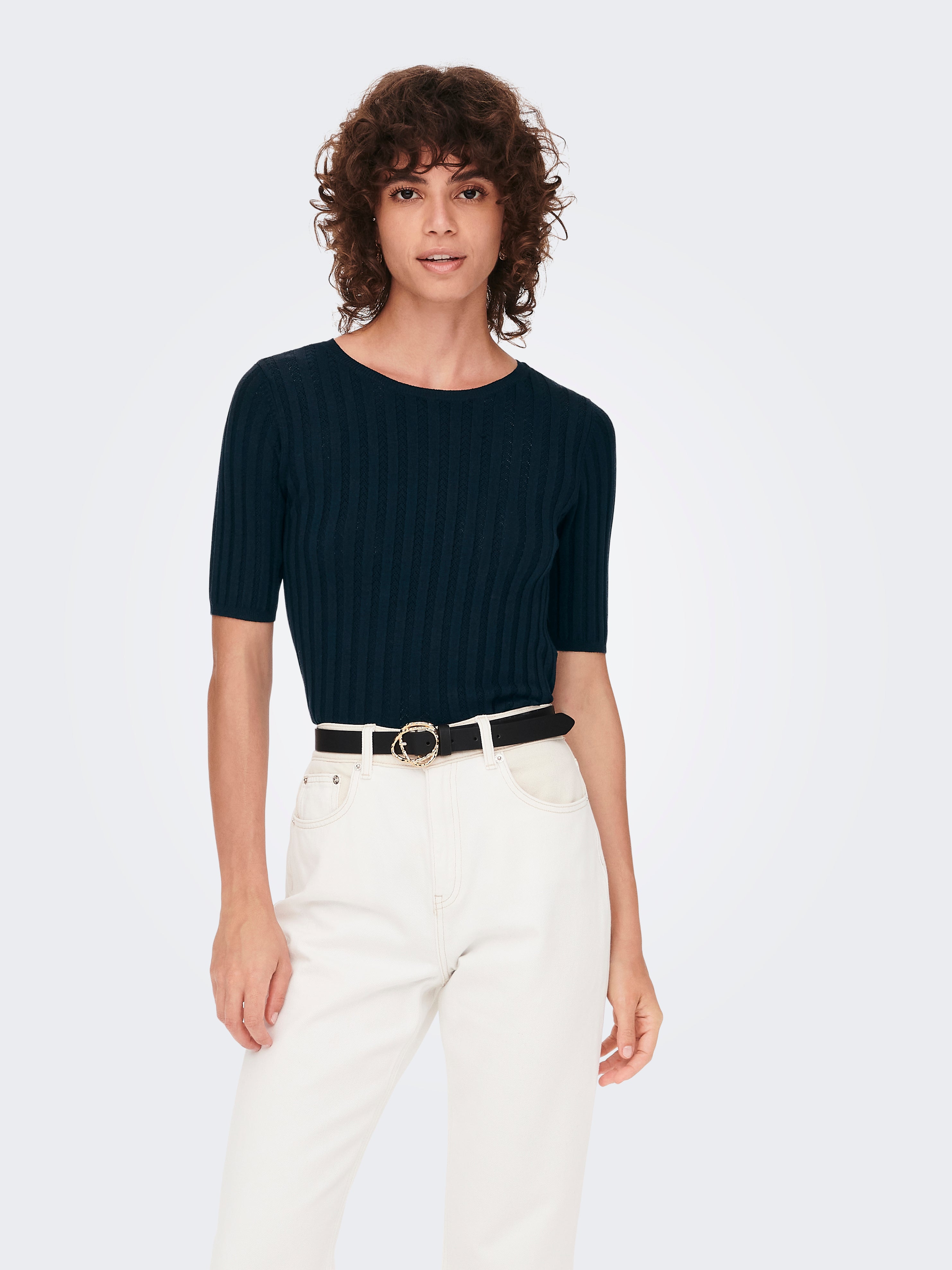 JDYANNAMARIA Strickpullover Sky Captain