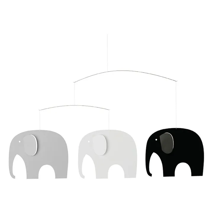 Flensted Mobile éléphants | Gris