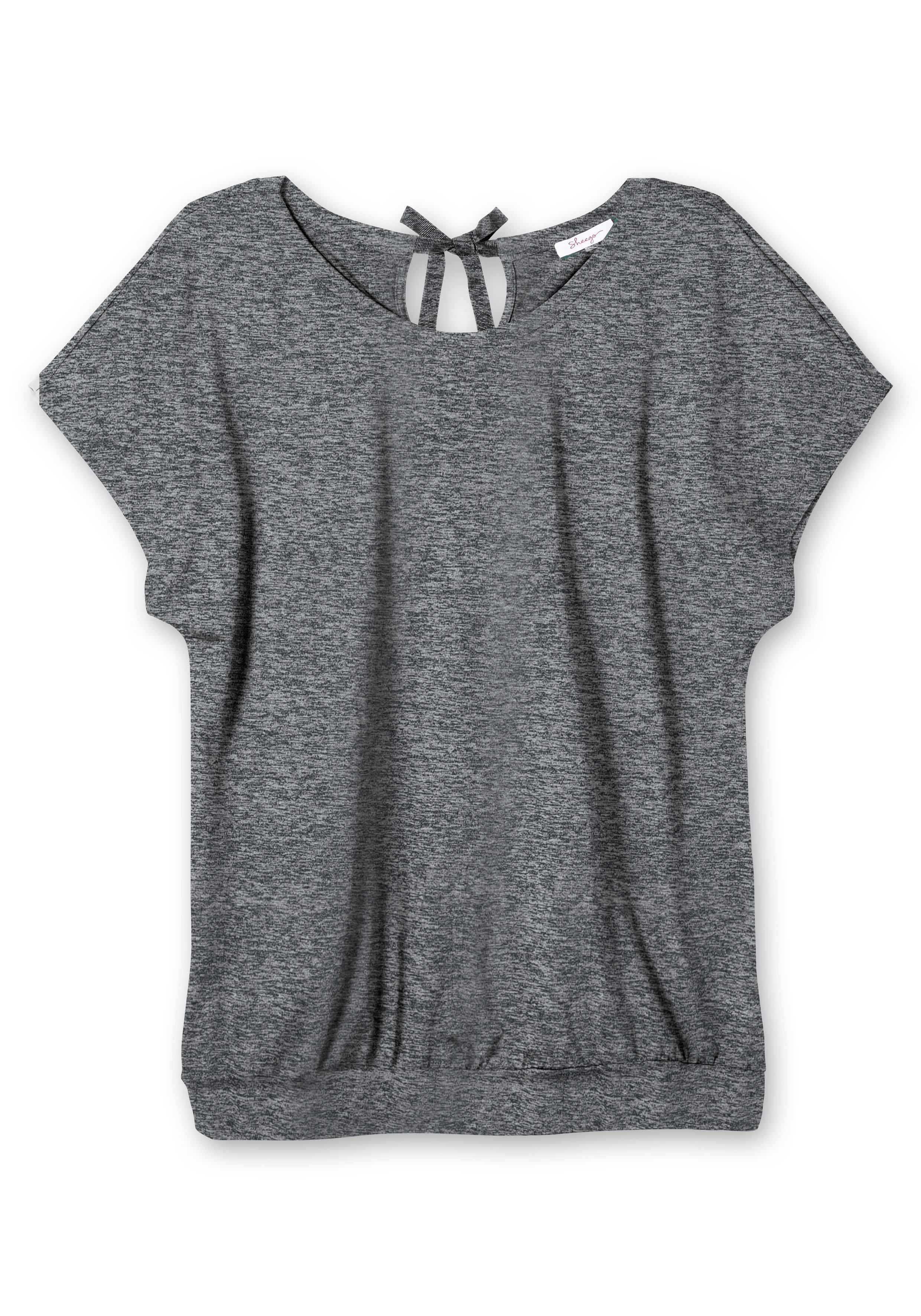 Funktionsshirt mit U-Boot-Ausschnitt