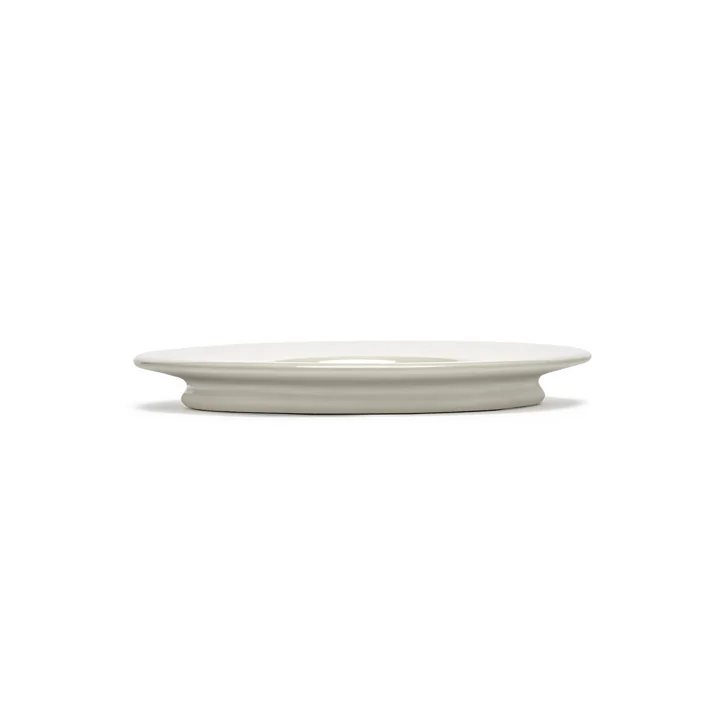 Serax - Dune Untertasse zur Espressotasse by Kelly Wearstler, Ø 11 cm, Slate / braun (4er-Set)