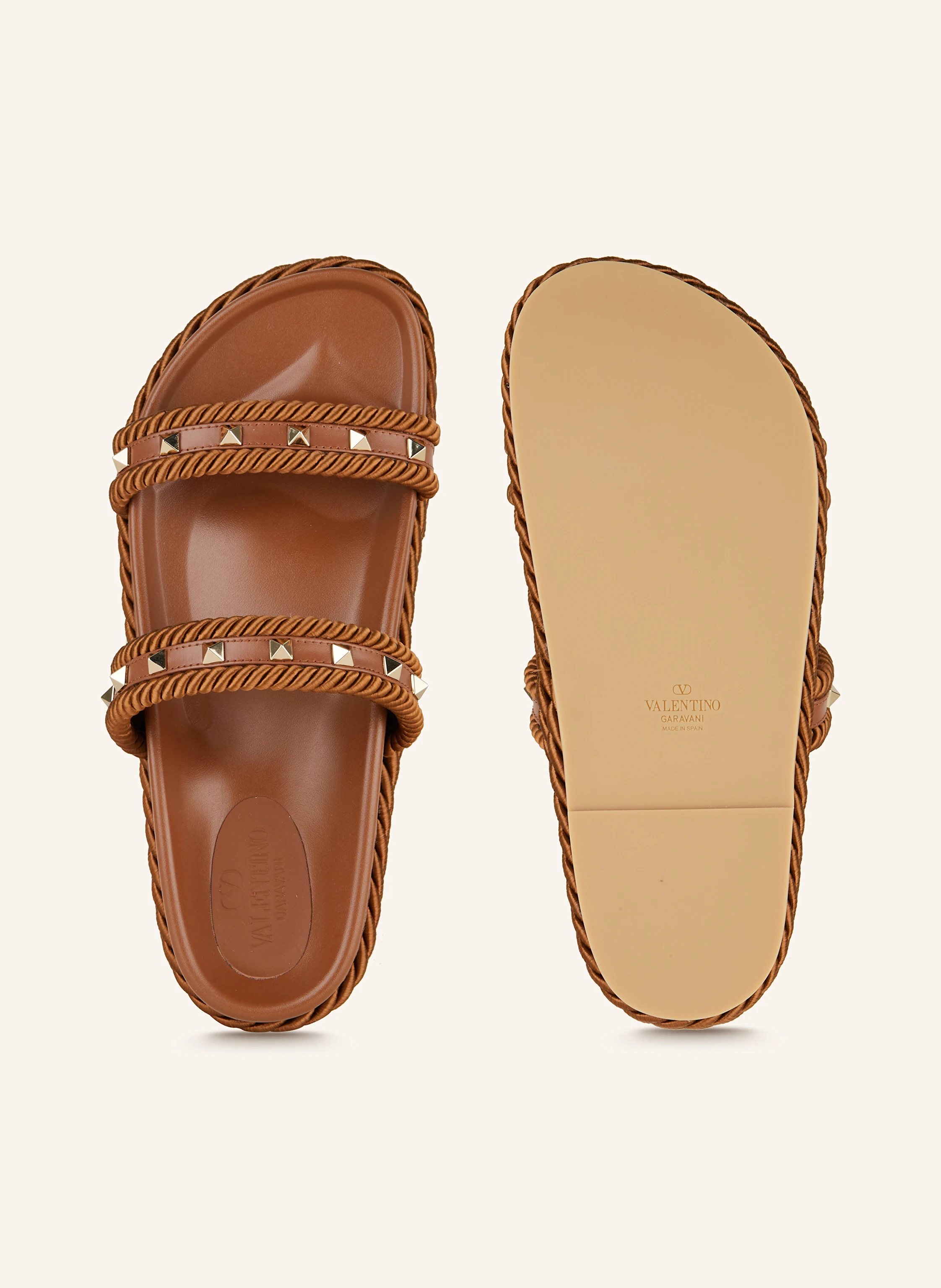 VALENTINO GARAVANI Plateau-Pantoletten ROCKSTUD