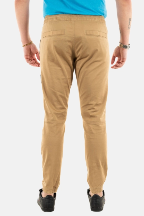 Pantalons calvin klein jeans skinny monologo pf2 travertine