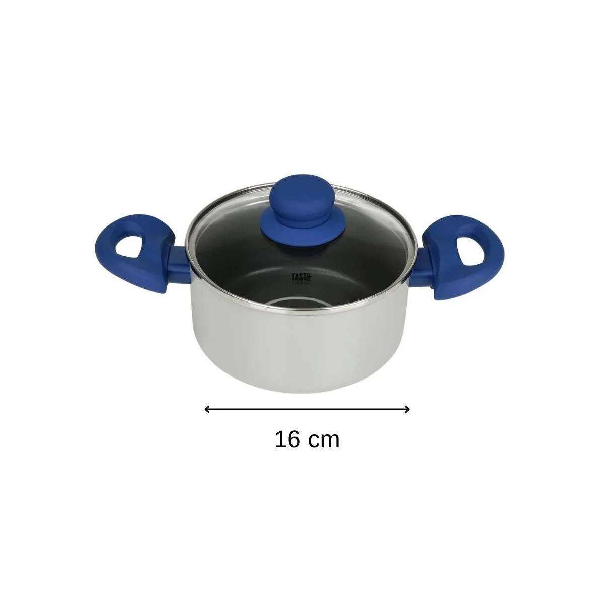 Faitout avec doseur d'huile et couvercle 16 cm Casserole Tasty