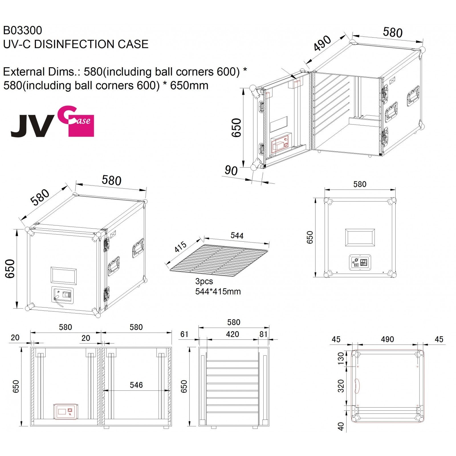 JV Case UV-C Disinfection Case