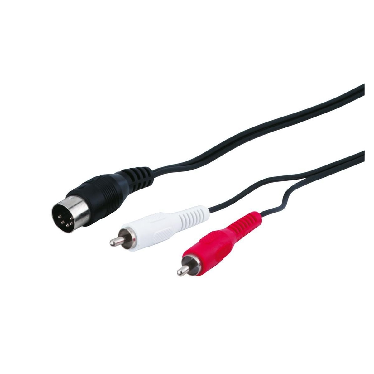 Goobay Lydkabel adapter  DIN hann til stereo RCA hann