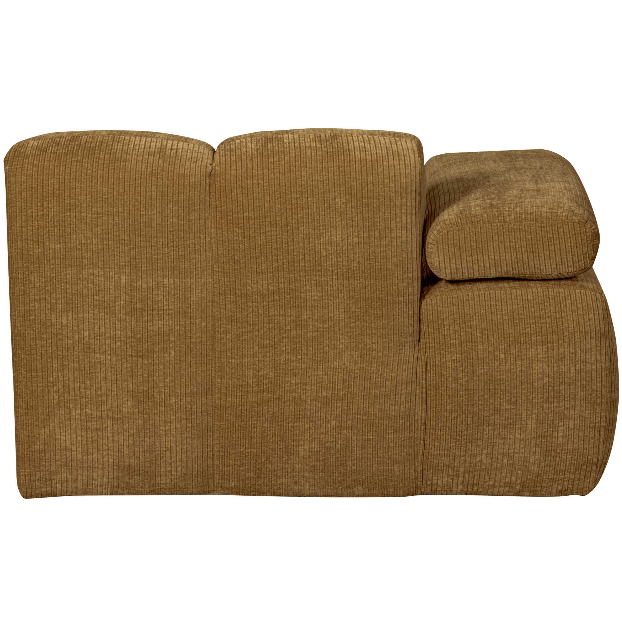 Chaise Longue Mojo Element Mojo Chaise Longue Element Links - Geweven Ribstof - Honinggeel