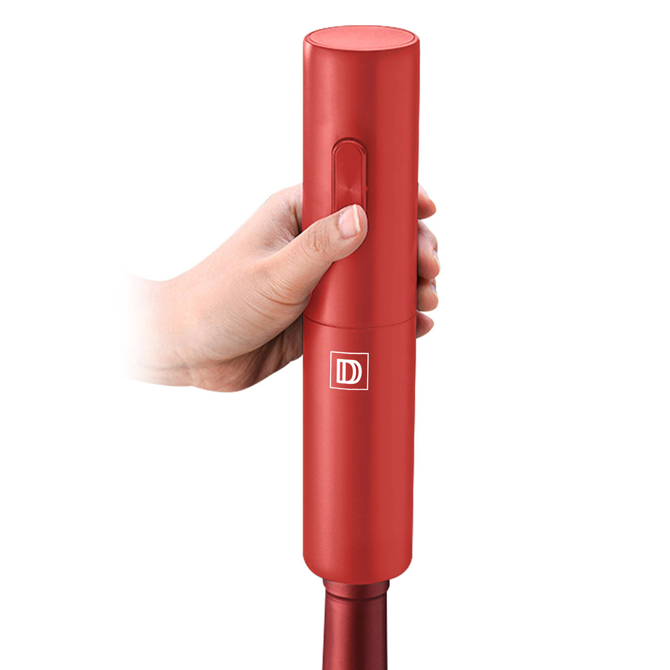 Durand Dupont Tire Bouchon Electrique rouge  - 4.8x5x23.1 cm