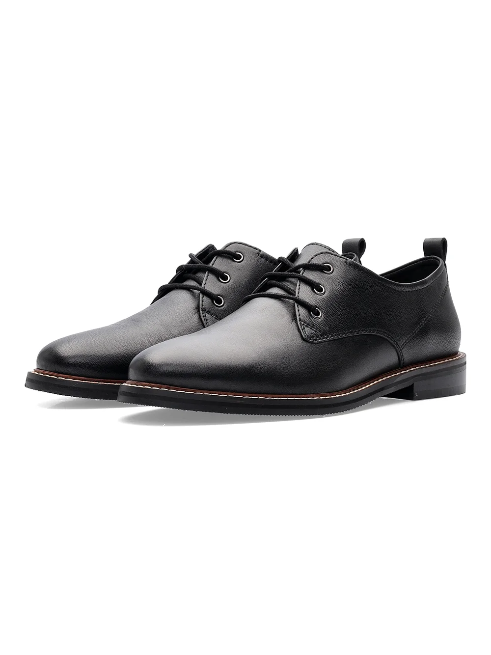 Schnürschuh Kent schwarz