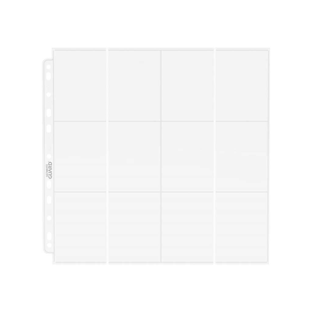 10 Feuilles pour Classeur - 24 pochettes - Transparent