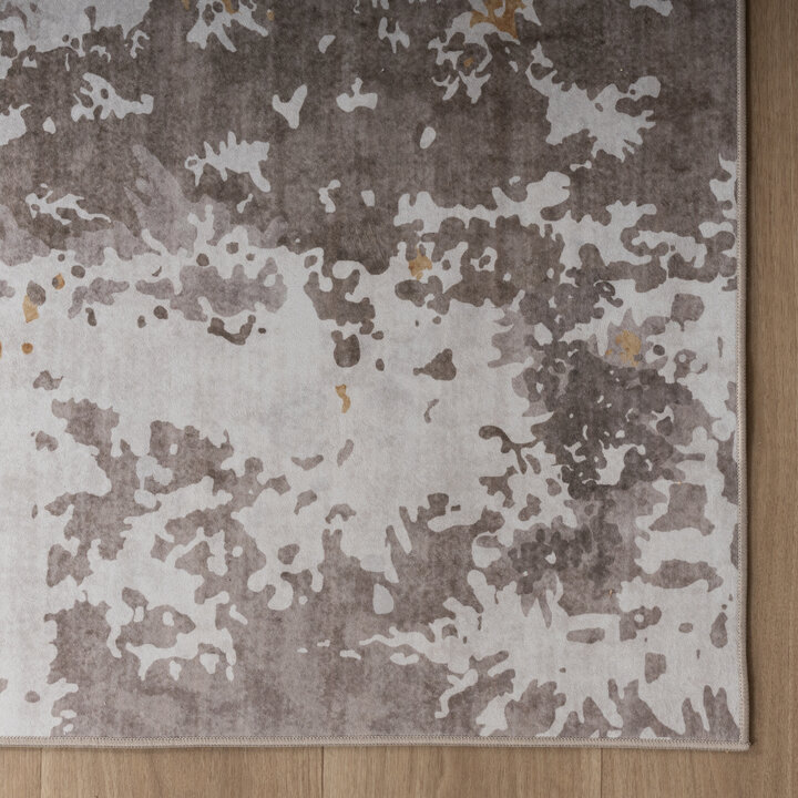 Modern vloerkleed - Sarge Taupe/Geel