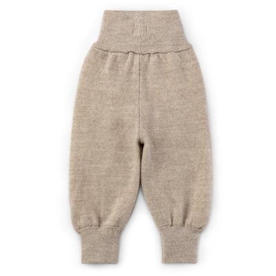 Baby-Bundhose Merinowolle, Beige