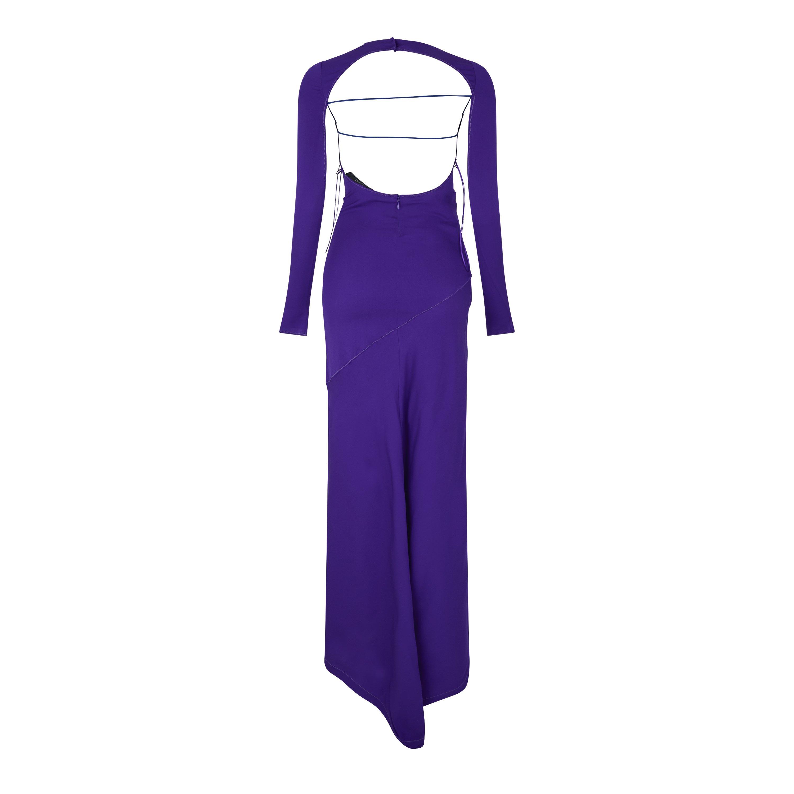 Off White Glam Embr Sporty Long Dress