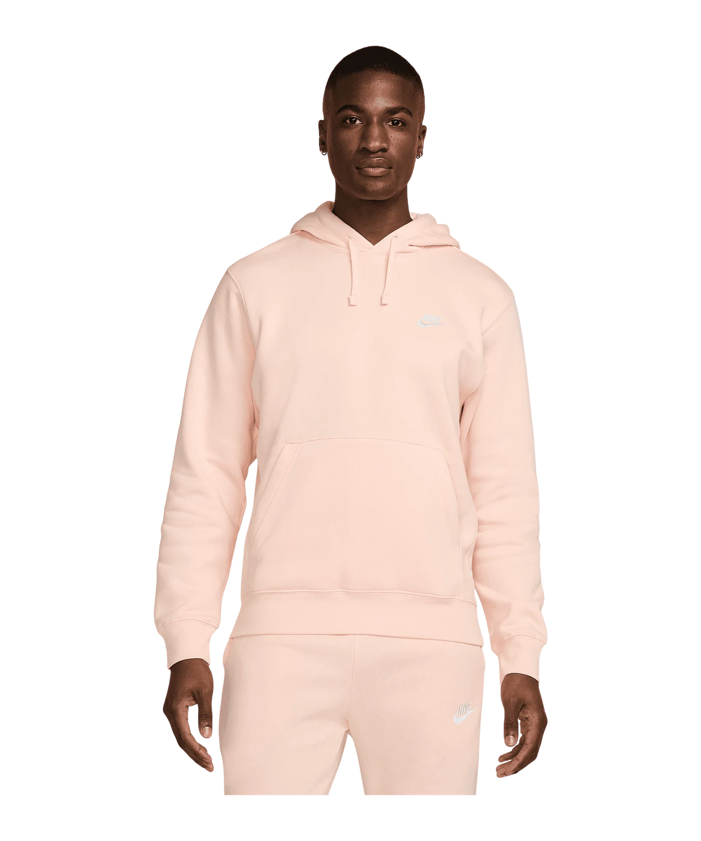 Nike Club Fleece Hoody Orange F664