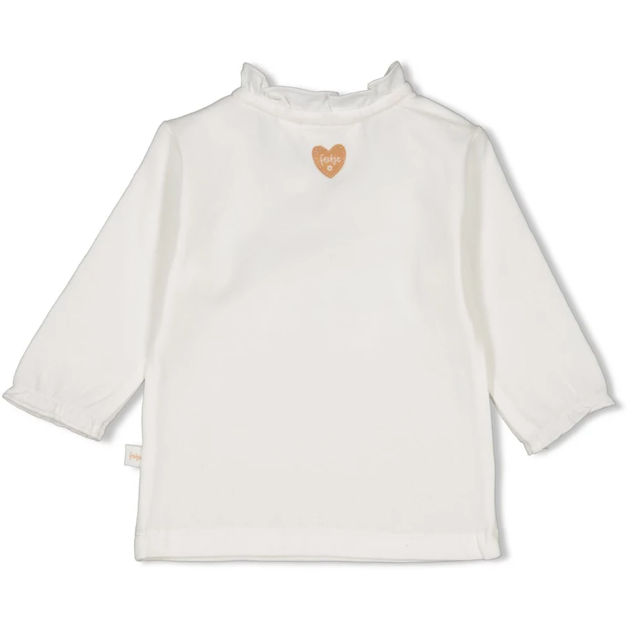 Feetje Langarmshirt Strawberry Fields Offwhite