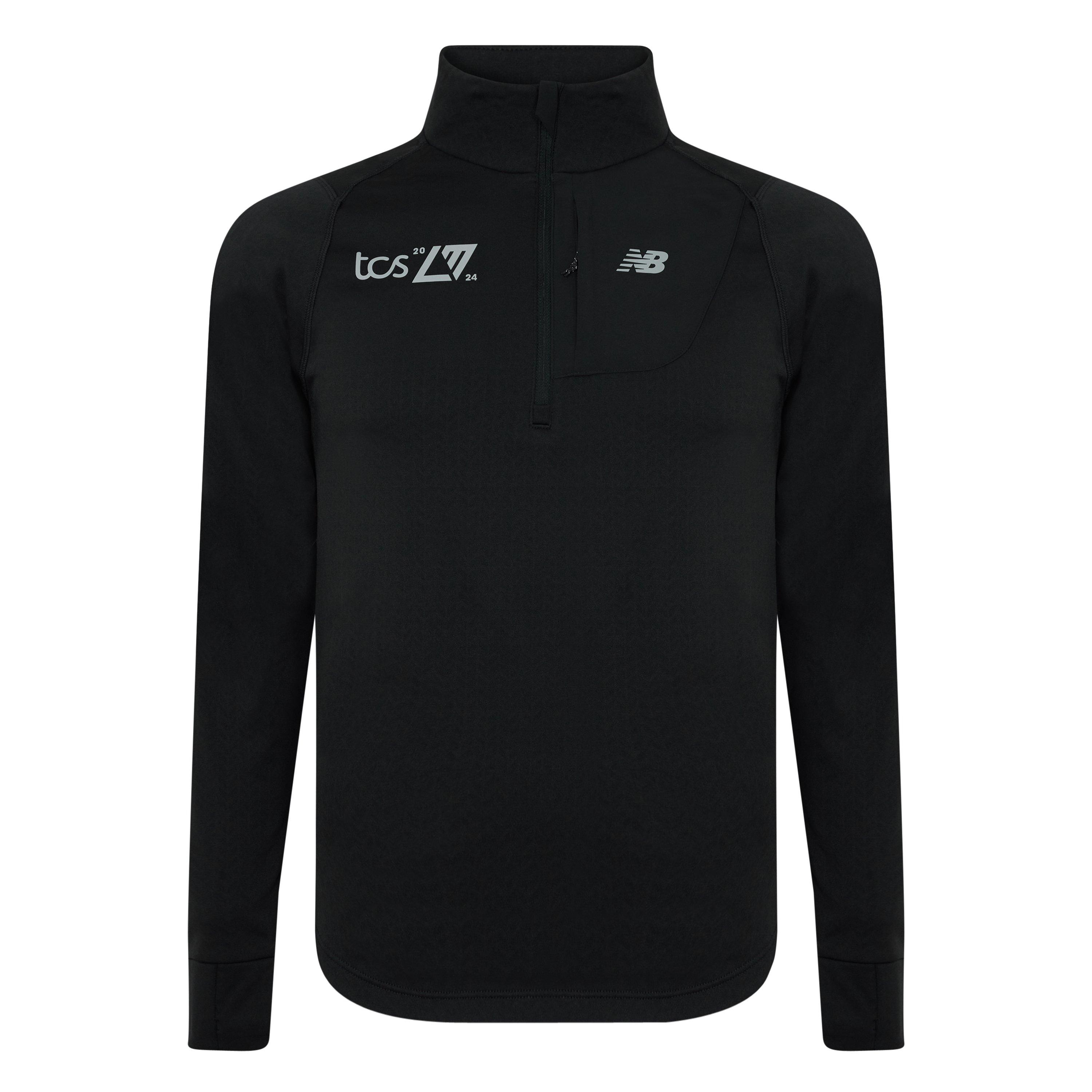 New Balance London Edition Heat Grid Half Zip Top Mens