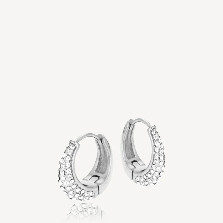 Sistie2ND Loops Creoles Steel 15mm