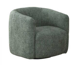 Drehsessel Alken 87x77x87 cm Beige/Braun