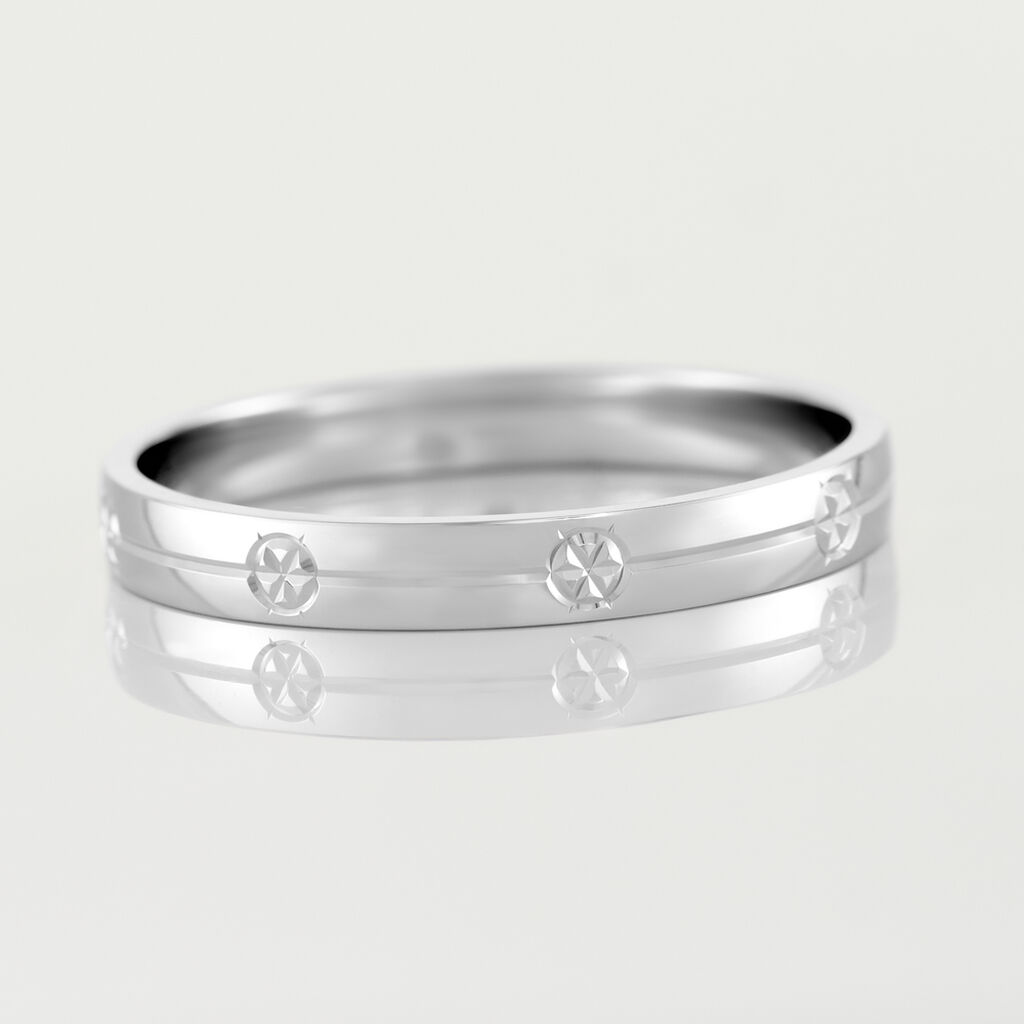 Alliance Markel Ruban Plat Or Blanc