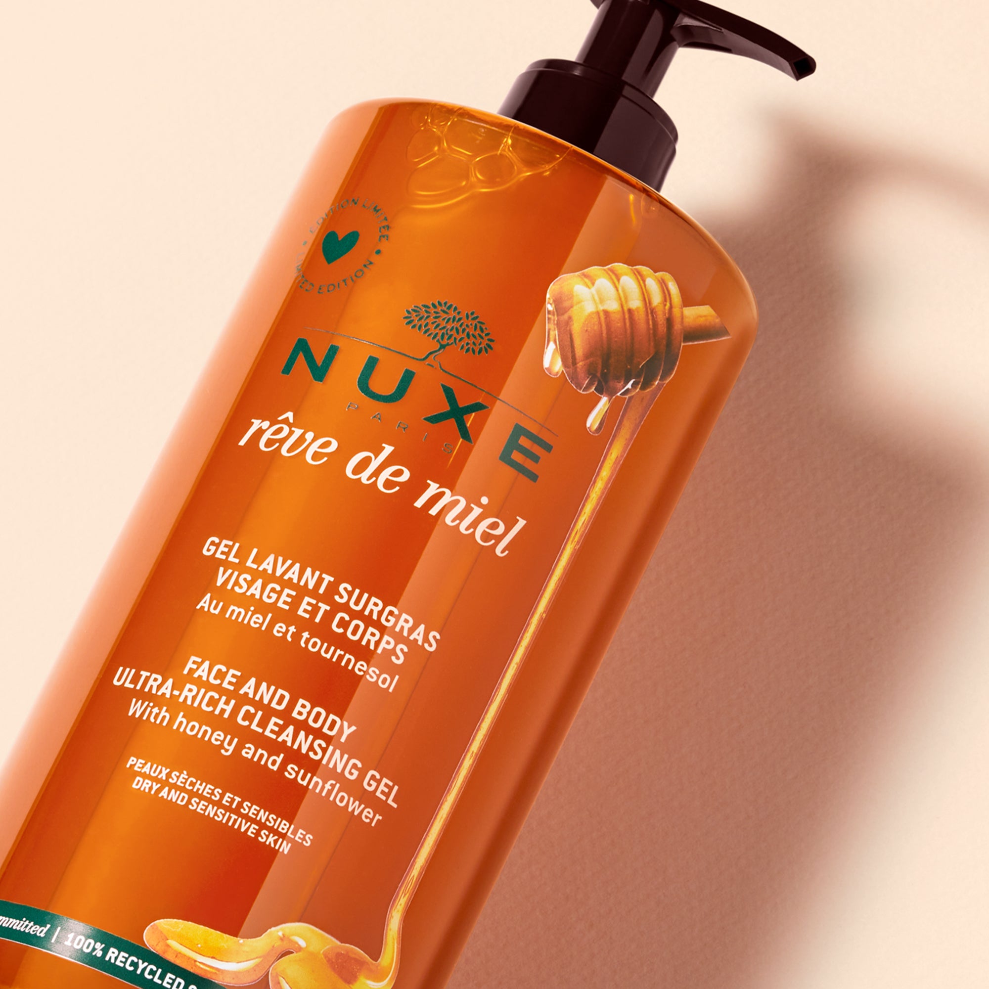 Rückfettendes Reinigungsgel Gesicht und Körper 750 ml