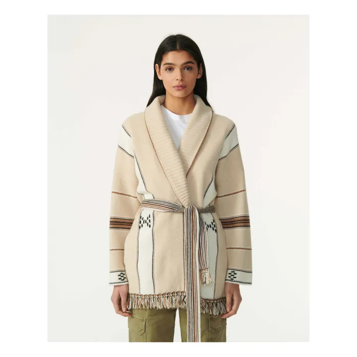 Kujten Veste Cardigan Mambo Cachemire | Ecru