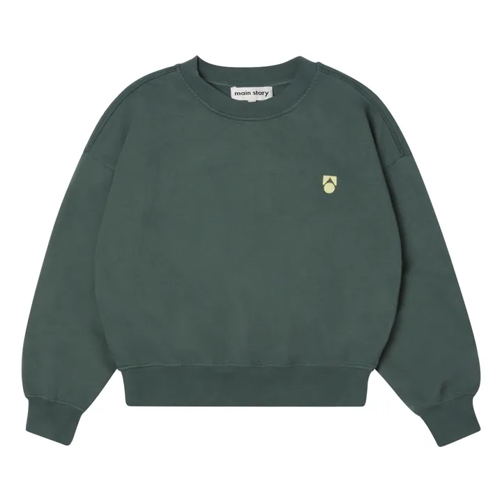 Main Story Sweat Bubble Uni | Bleu Vert