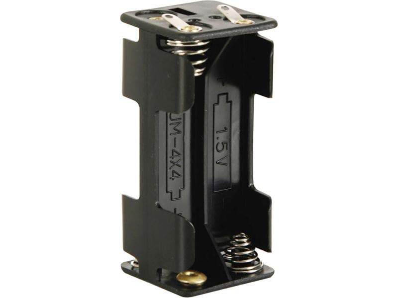 Velleman Batteriehalter BH443D, 4x AAA 1 Stück Für 4x AAA
