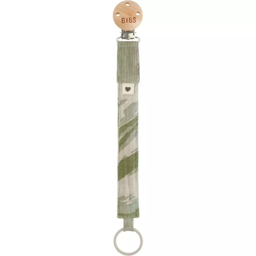 BIBS® Schnullerkette Camo Green