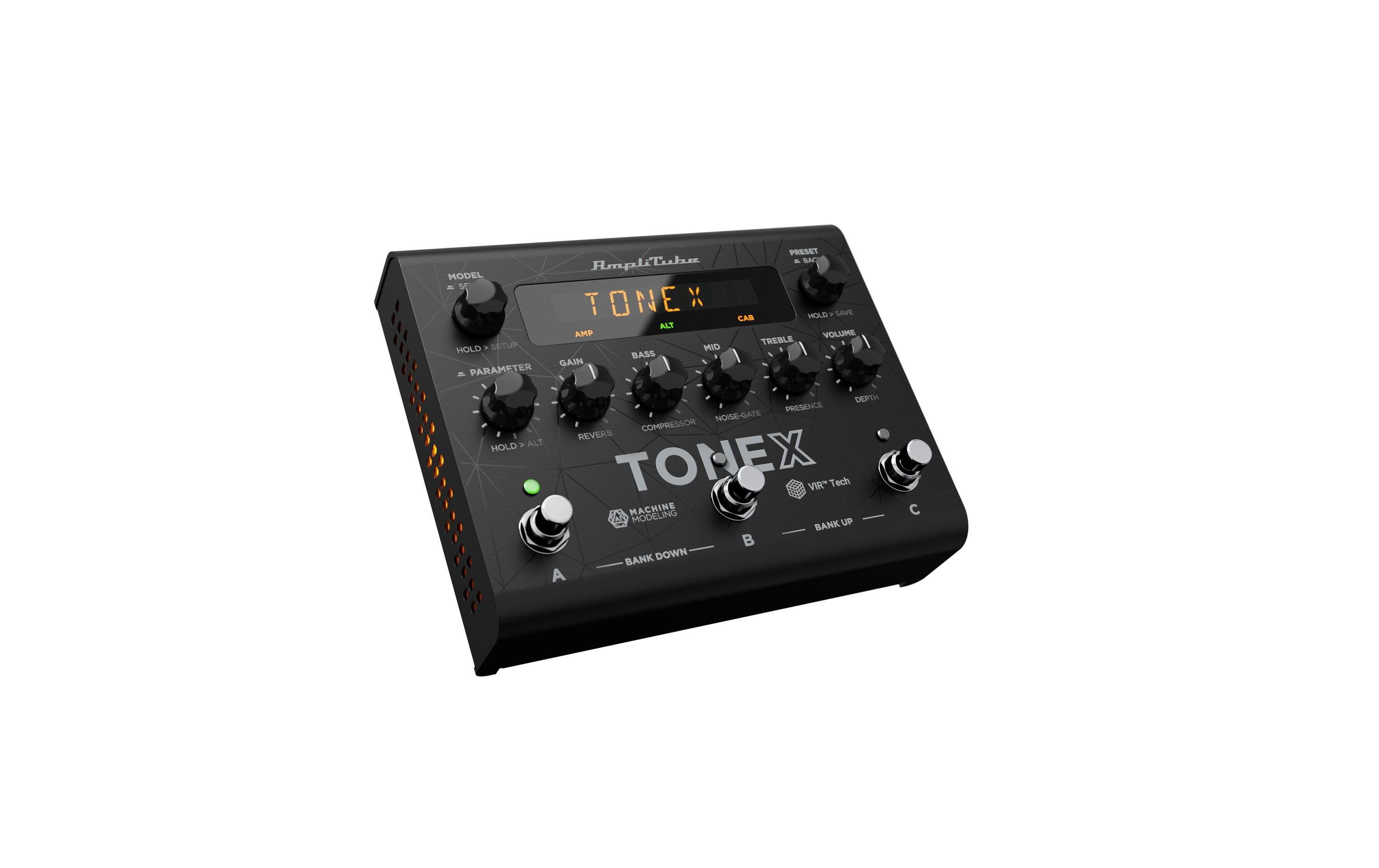 Pedal ToneX<br>KI-maschinenmodellierte Töne live auf der Bühne