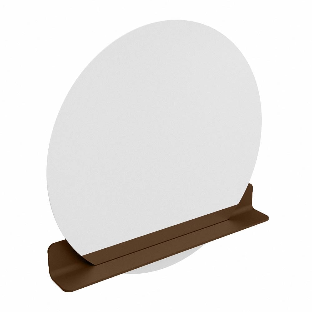 Mondiaz Spot spiegel rond Ø90cm met planchet rust