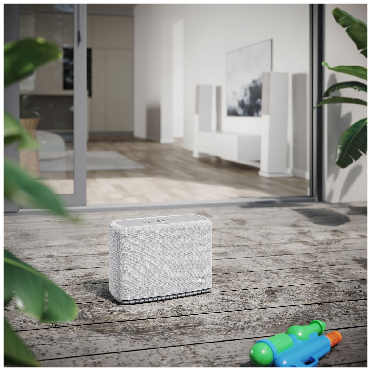 Audio Pro A15 multiroom-høyttaler (lysegrå)