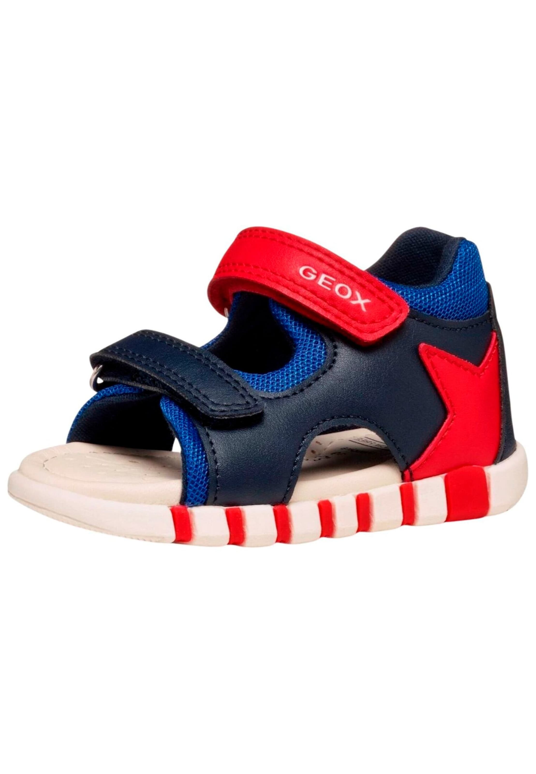 Sandalen Navy/Rot