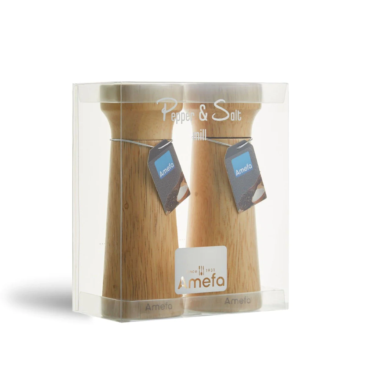 Fanny Bois - Duo de moulins poivre & sel naturel Amefa