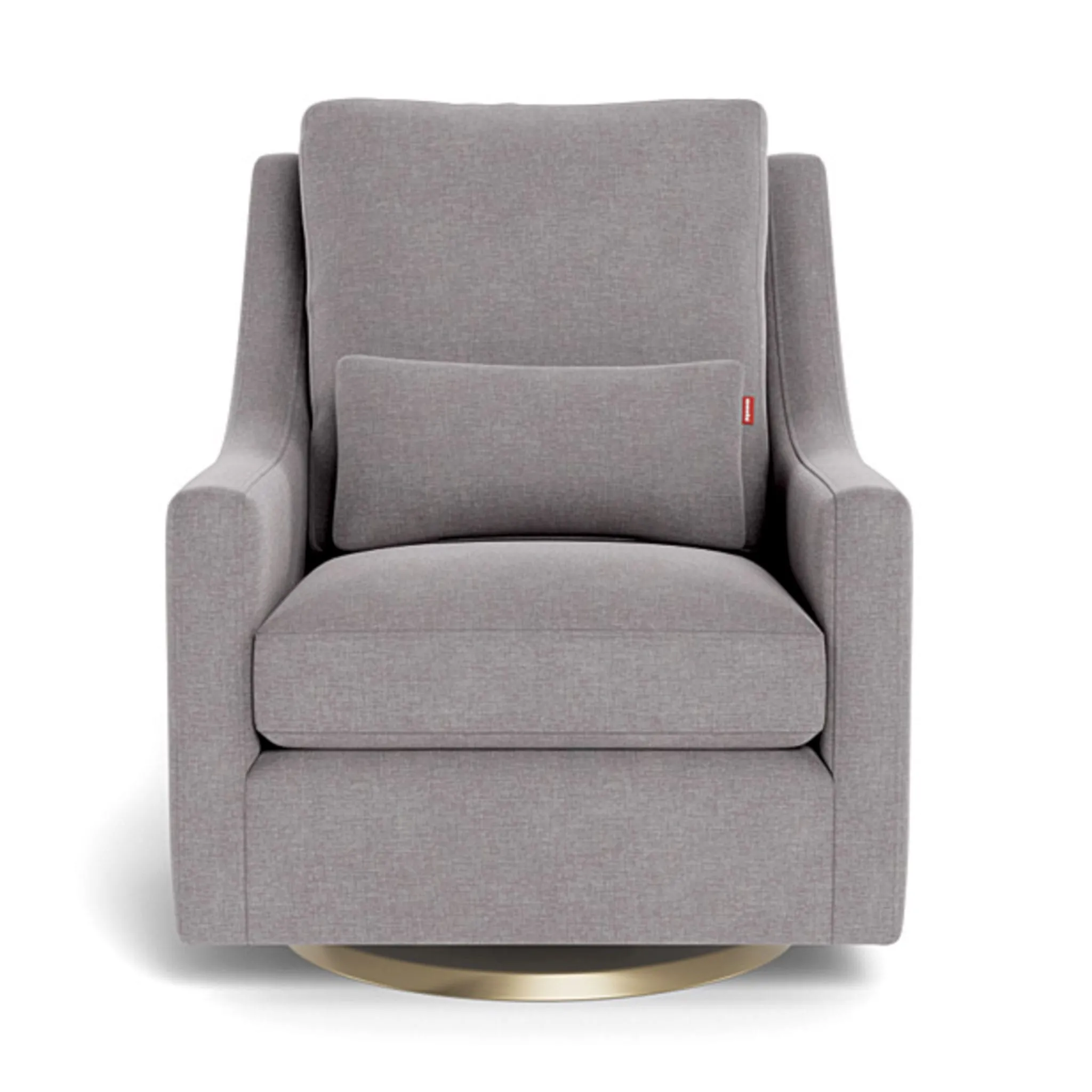 Monte Fauteuil Berçant et Pivotant Vera - Pebble Gris  Or