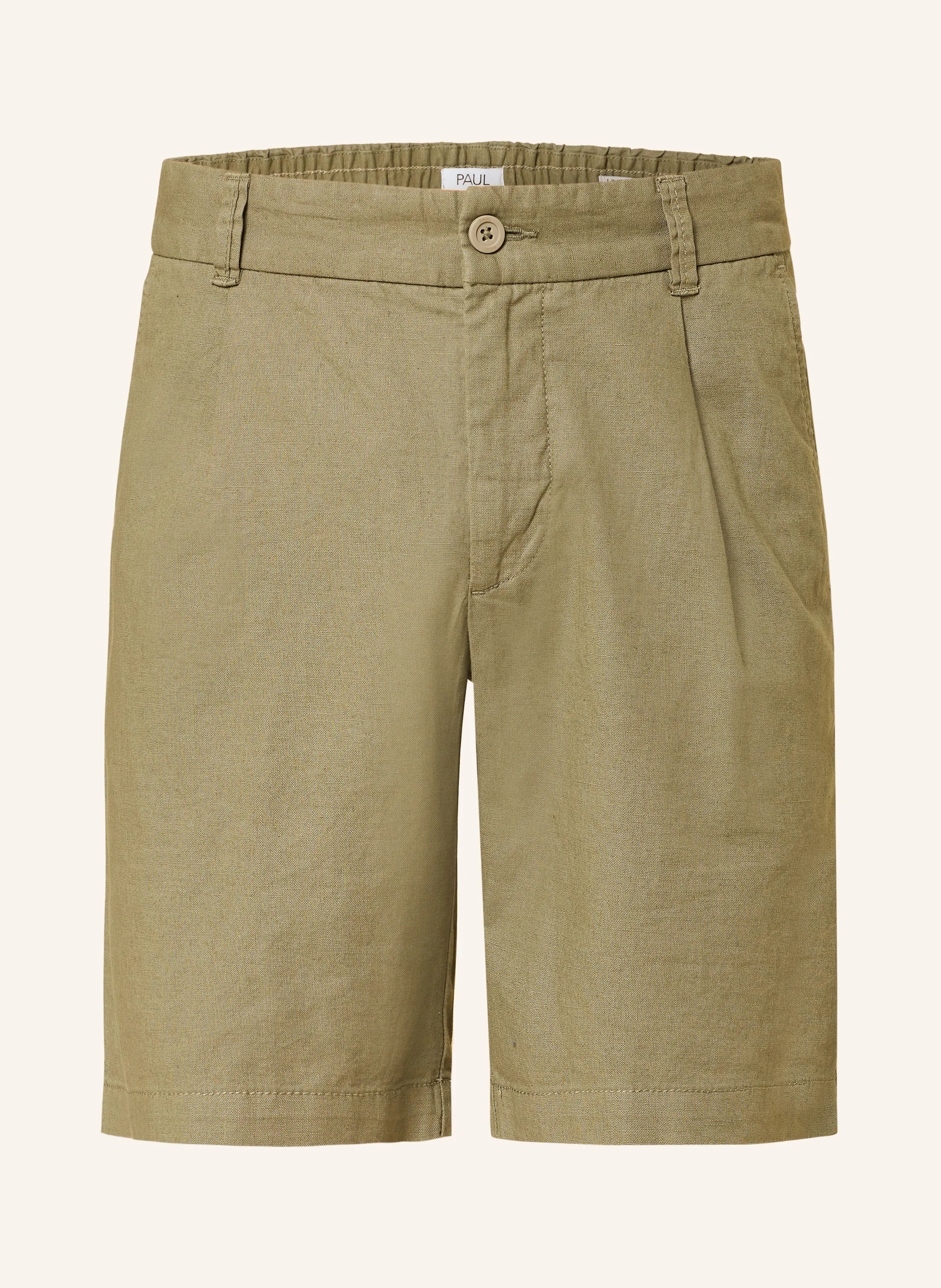 PAUL Shorts Comfort Fit mit Leinen