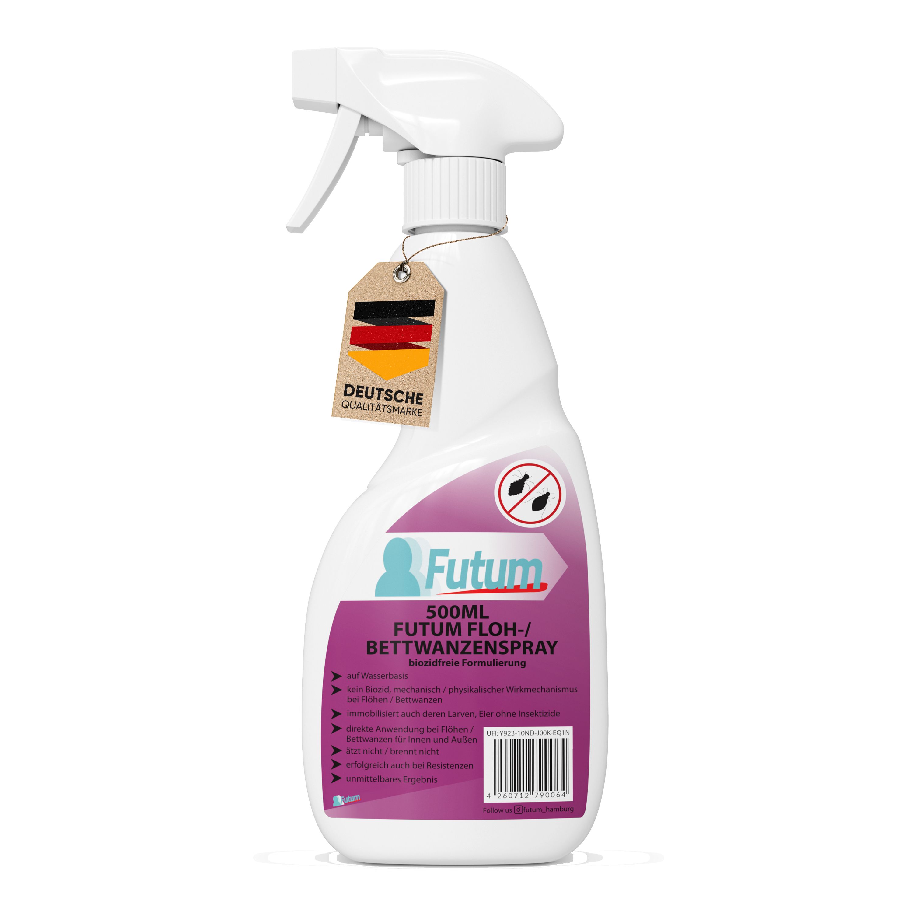 FUTUM 500ml Bettwanzen- / Flohspray