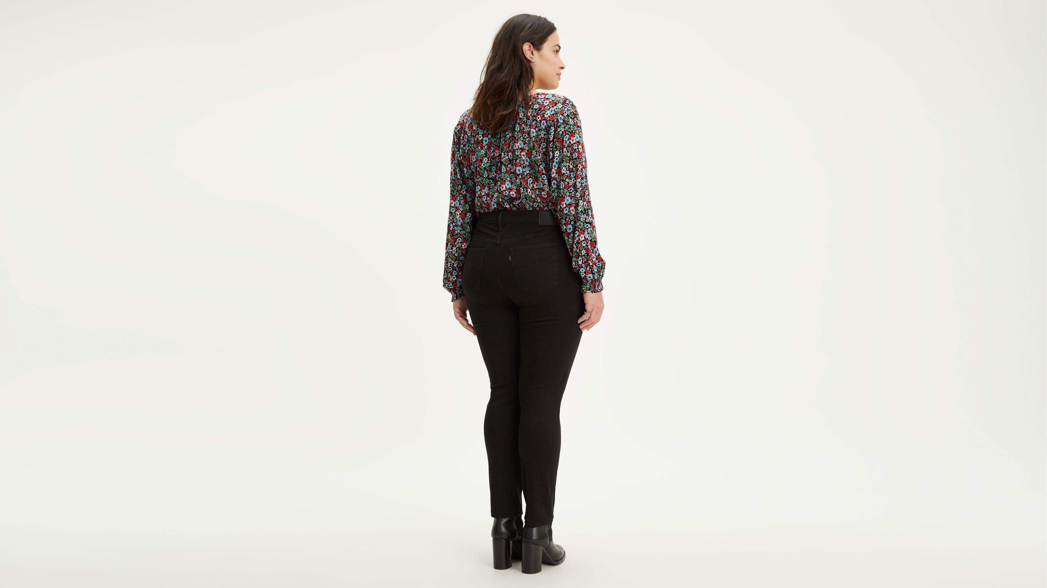 Jean Skinny taille haute 721™ (Plus) - Long Shot - Noir