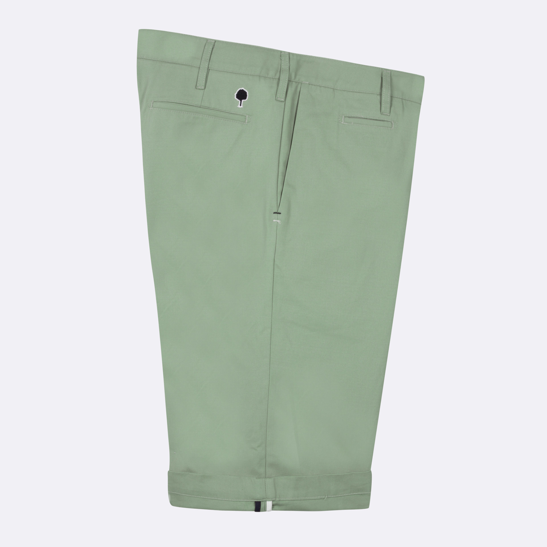 Short vert clair Coton organique et coton recyclé - modèle Saulieu