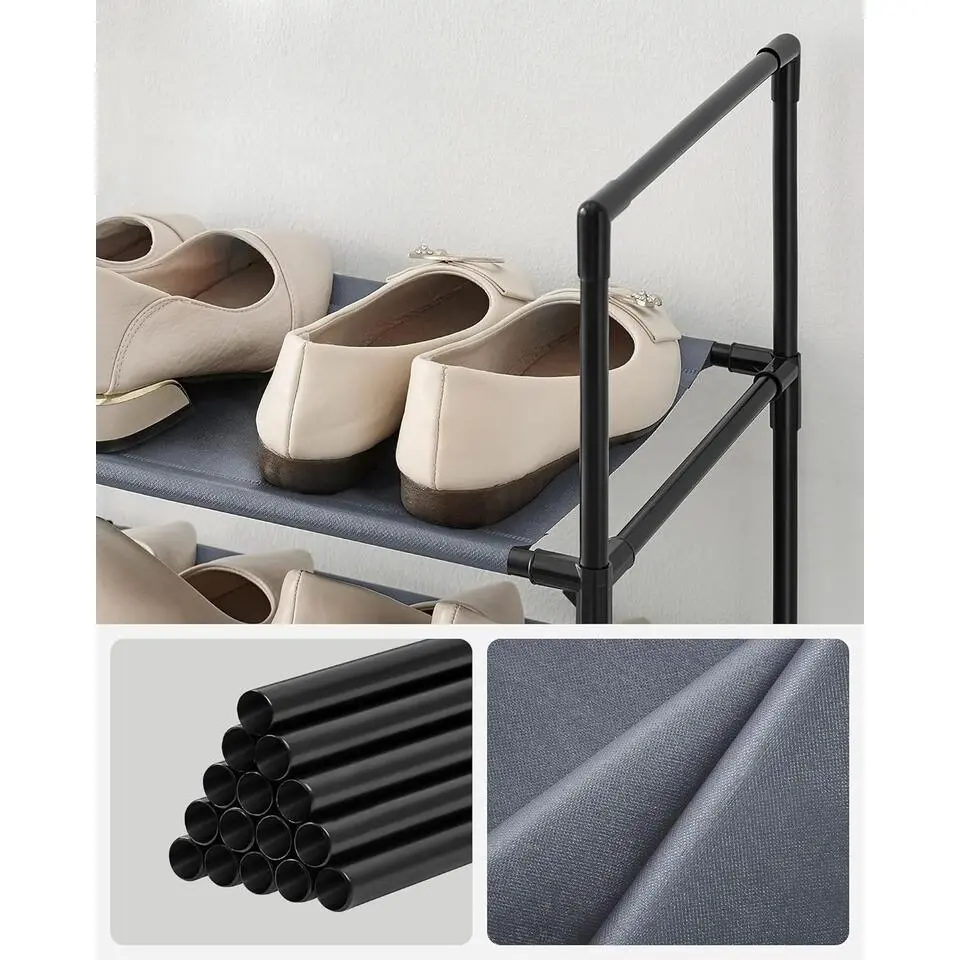 Parya Home Smal Schoenenrek – 10-laags schoenenopberger
