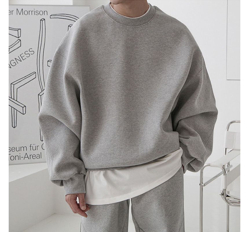 Okwano - Sweatshirt met ronde hals en elastische taille