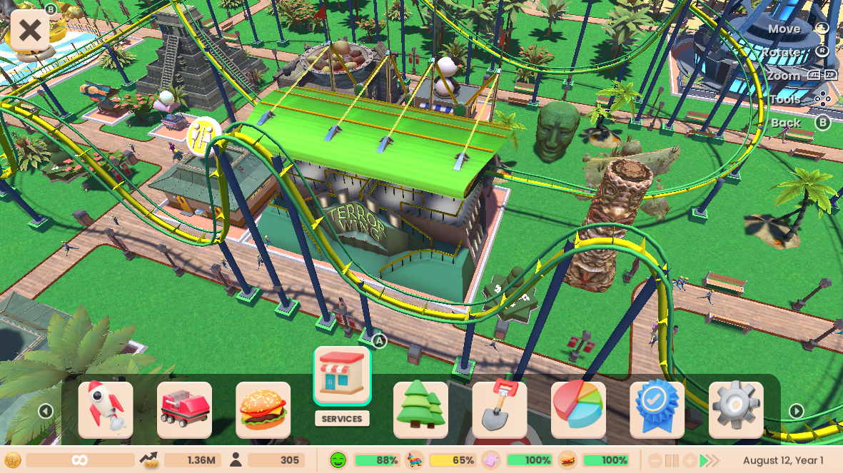 RollerCoaster Tycoon (Adventures Deluxe)- Nintendo Switch