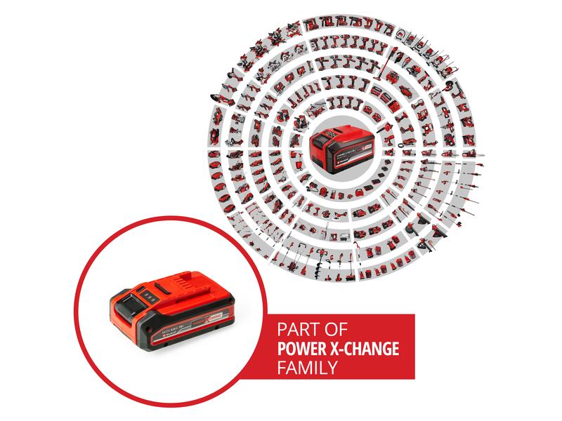 Einhell Akku Power X-Change Plus 18 V, 4.0Ah 900 W Power X-Change Plus Akku mit hochwertigen Li-Ion Zellen