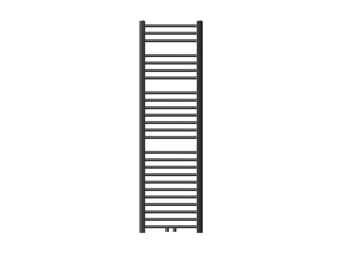 Radiateur de salle de bain Sahara raccord central chauffe-serviettes anthracite 40x150cm