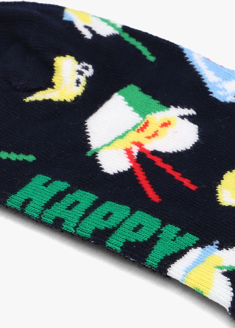HAPPY SOCKS zwarte happy socks sokken take away
