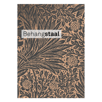 Behangstaal vliesbehang William Morris at Home Marigold Fibrous Antraciet (dessin 124254)