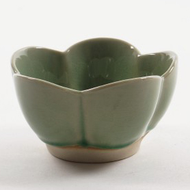 Schale 'Seerose', grün, Ø 8 cm, H 4 cm von fischer's lagerhaus