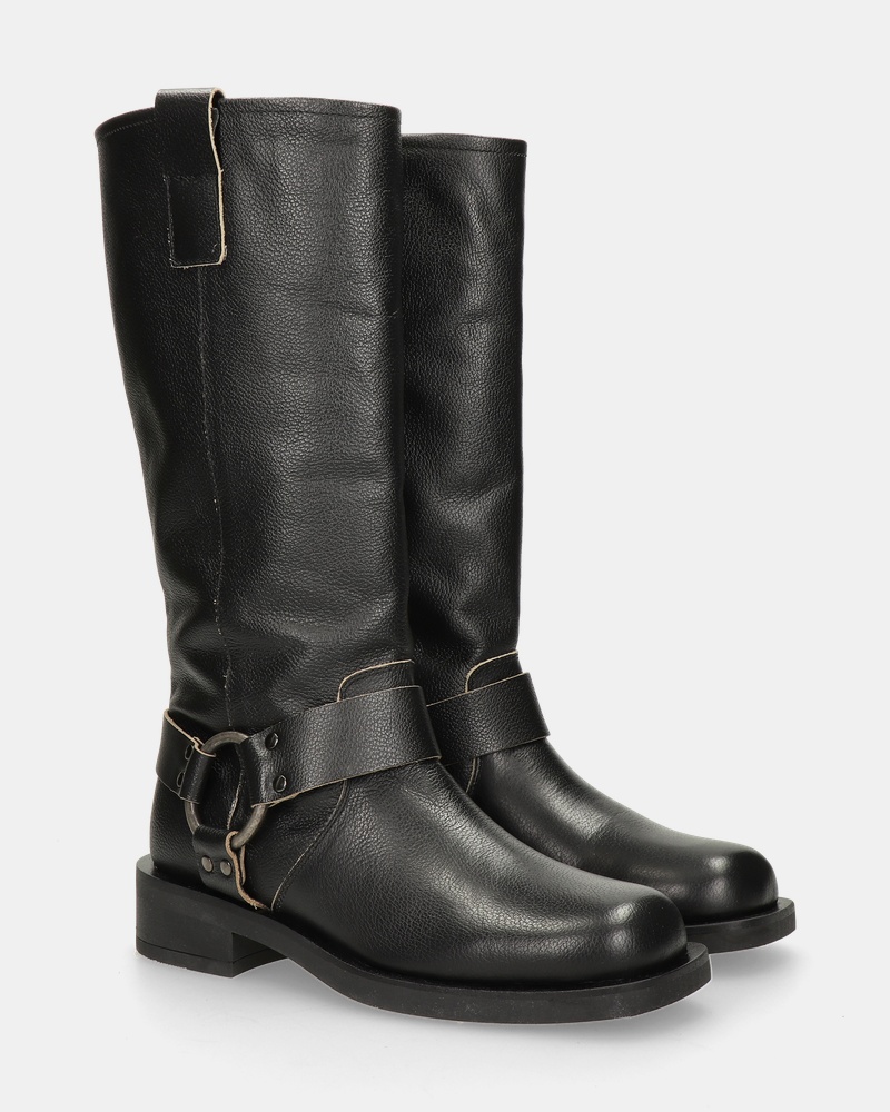 Nelson Bikerboots  - zwart