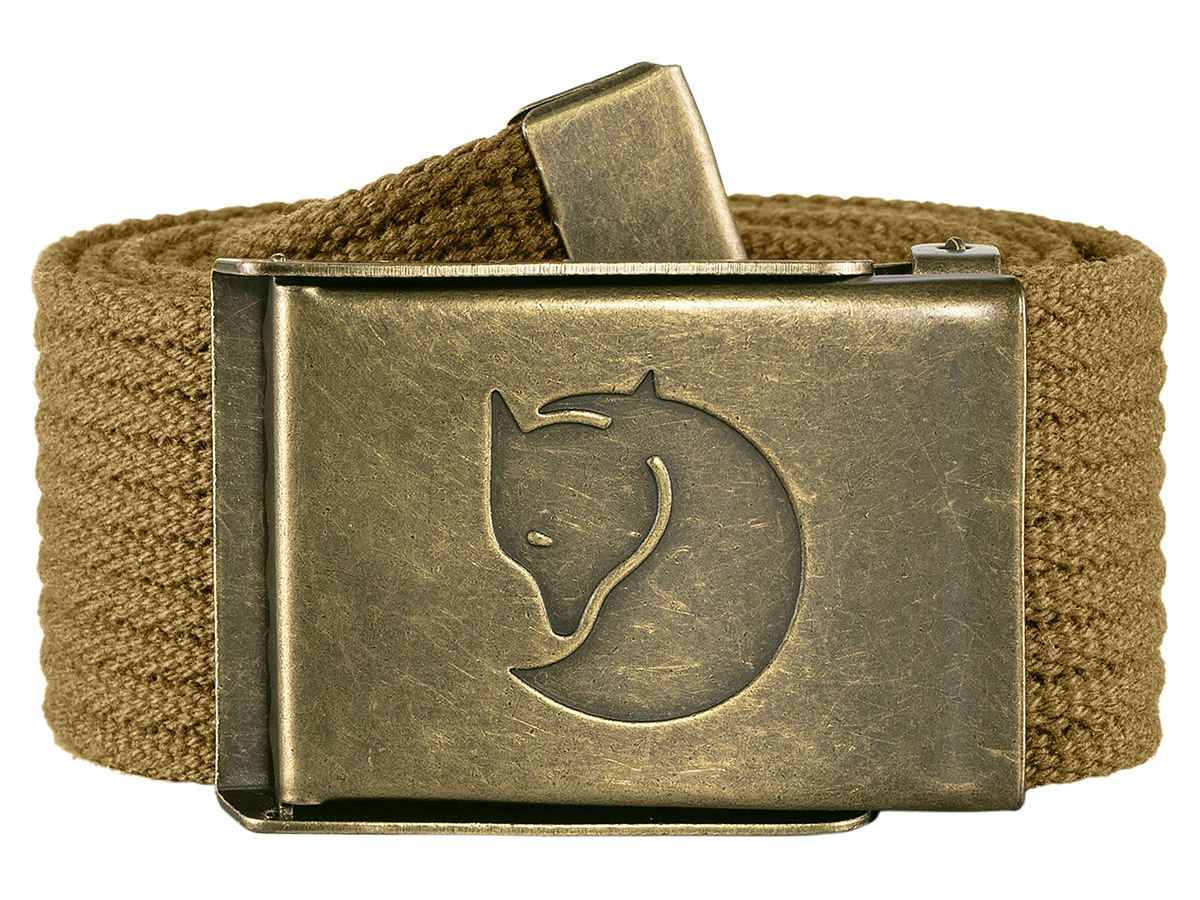 Fjällräven Canvas Brass riem - Buckwheat Brown