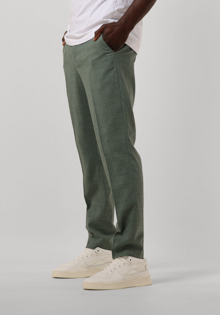 SELECTED HOMME groene selected homme pantalon slhslim-oasis linen trs