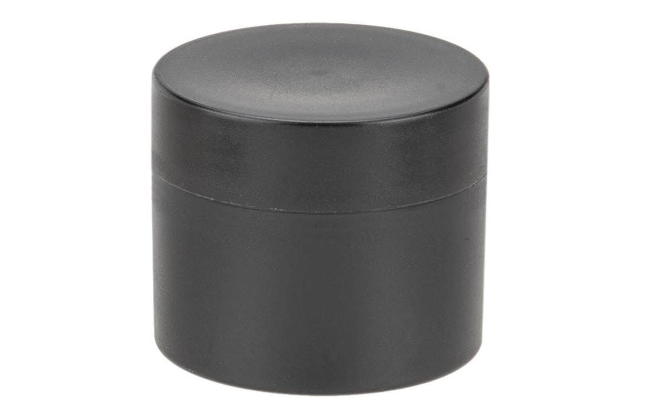 Kosmetik Dose doppelwandig 5 ml, SchwarzCreme-Dose