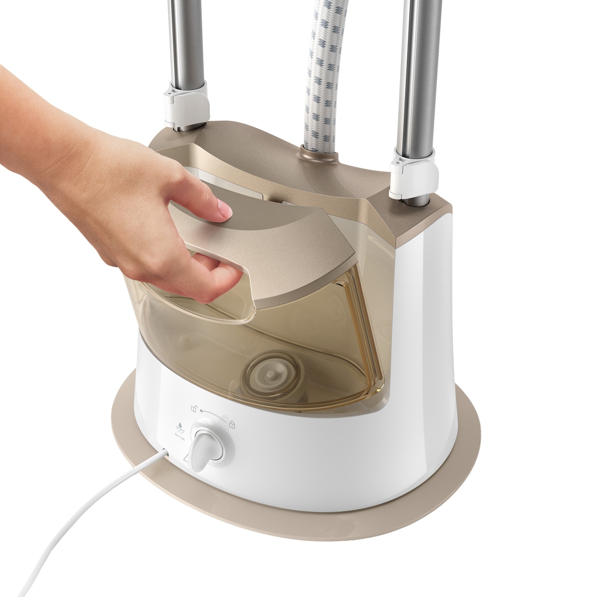 Philips EasyTouch stående steamer GC488/60 (hvit)